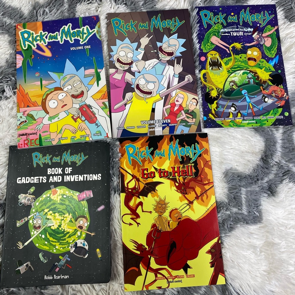 Rrick and morty comic books lot Go to Hell